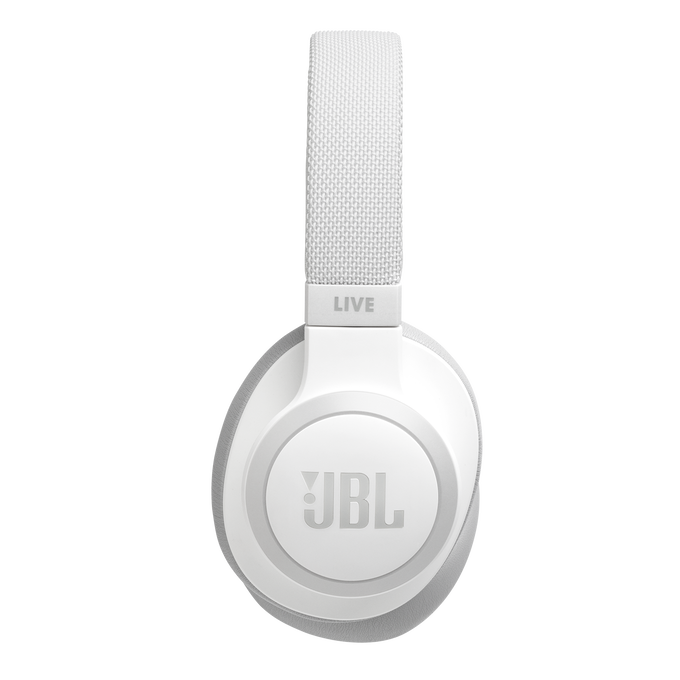 JBL Live 650BTNC - White - Wireless Over-Ear Noise-Cancelling Headphones - Detailshot 9 image number null